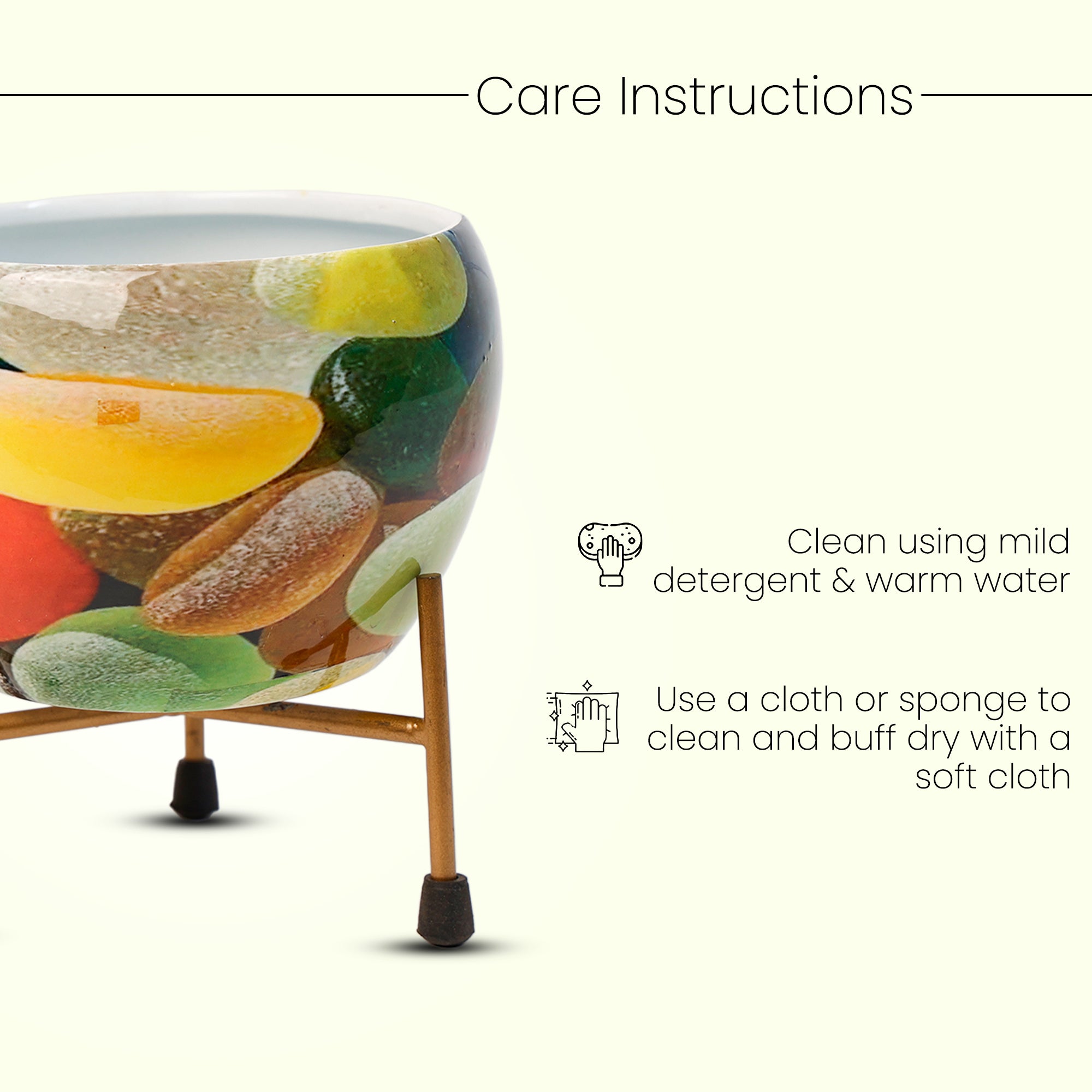 Indoor Metal decor Vase/Planter- Multicolor Set of 2