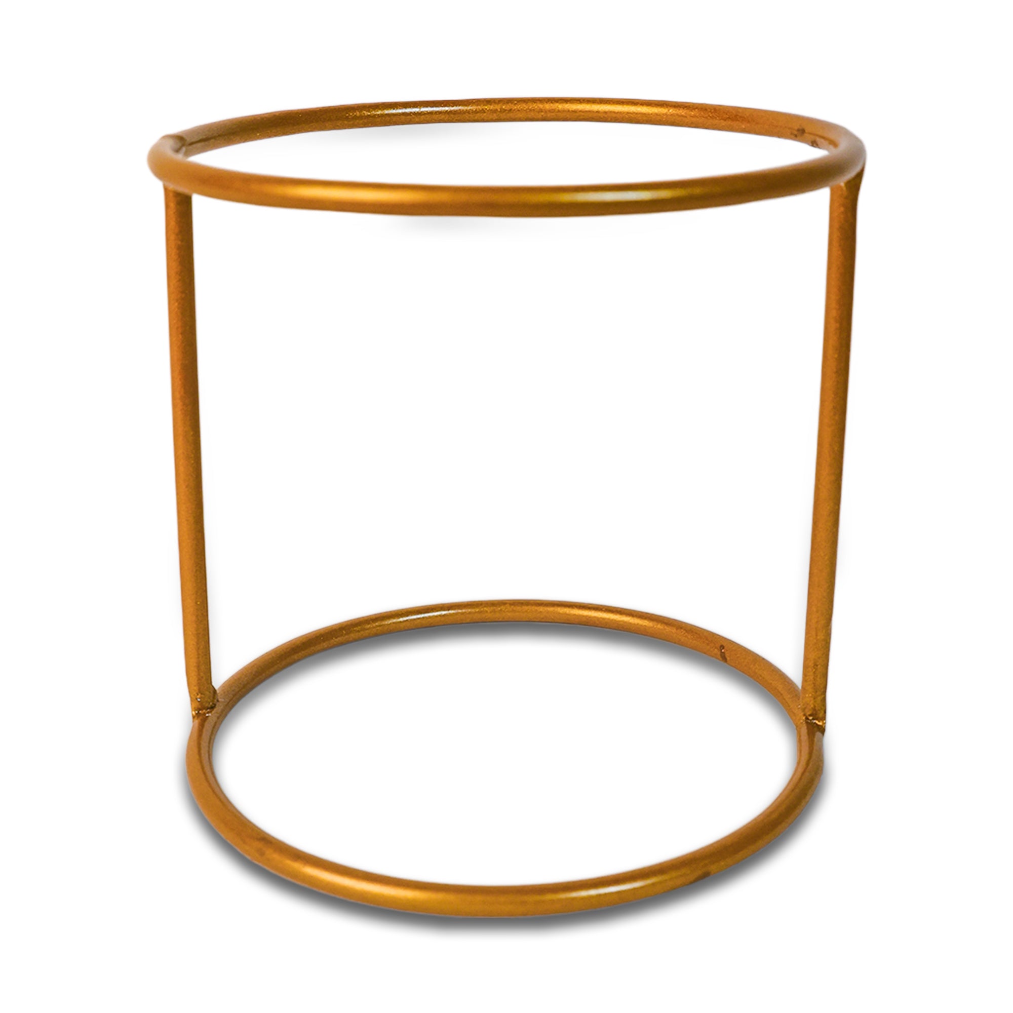 Indoor Metal decor Vase/Planter- Red Set of 2