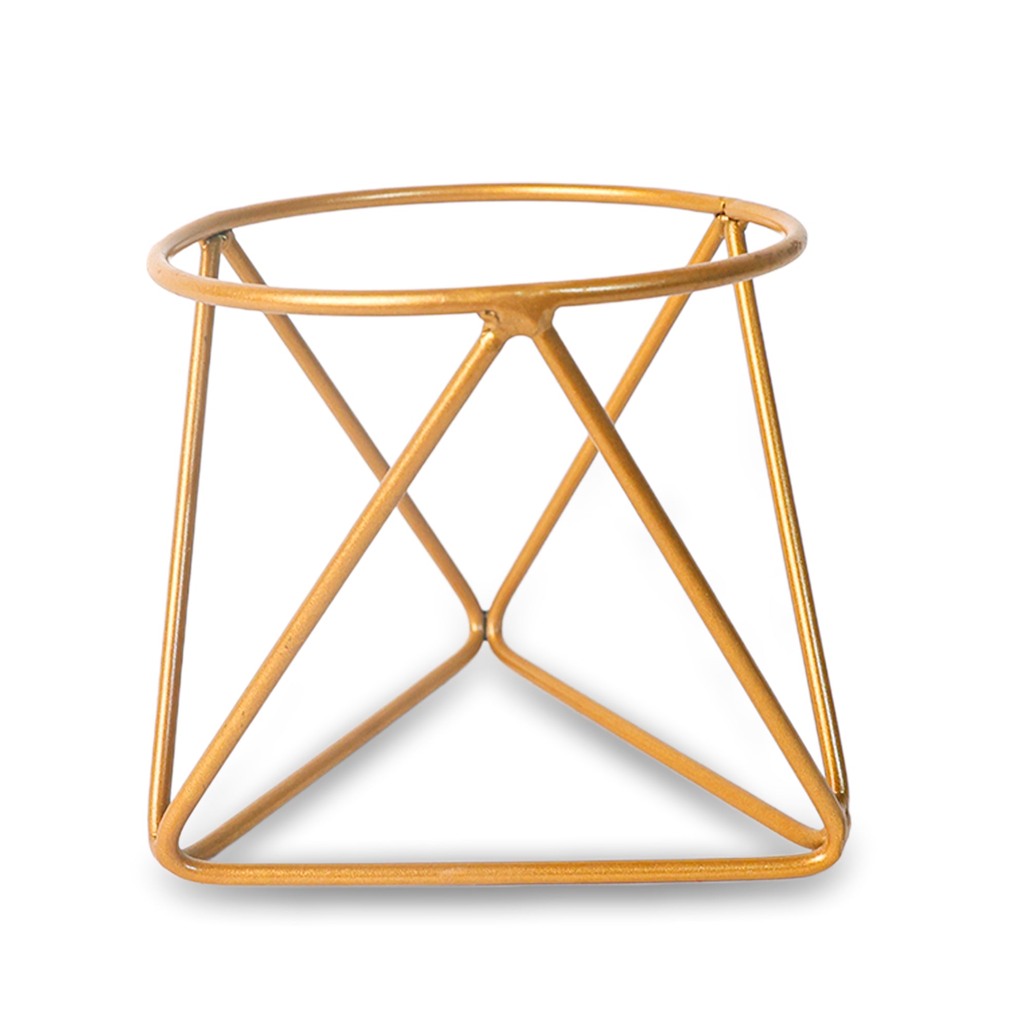 Indoor Metal decor Vase/Planter- White Set of 2