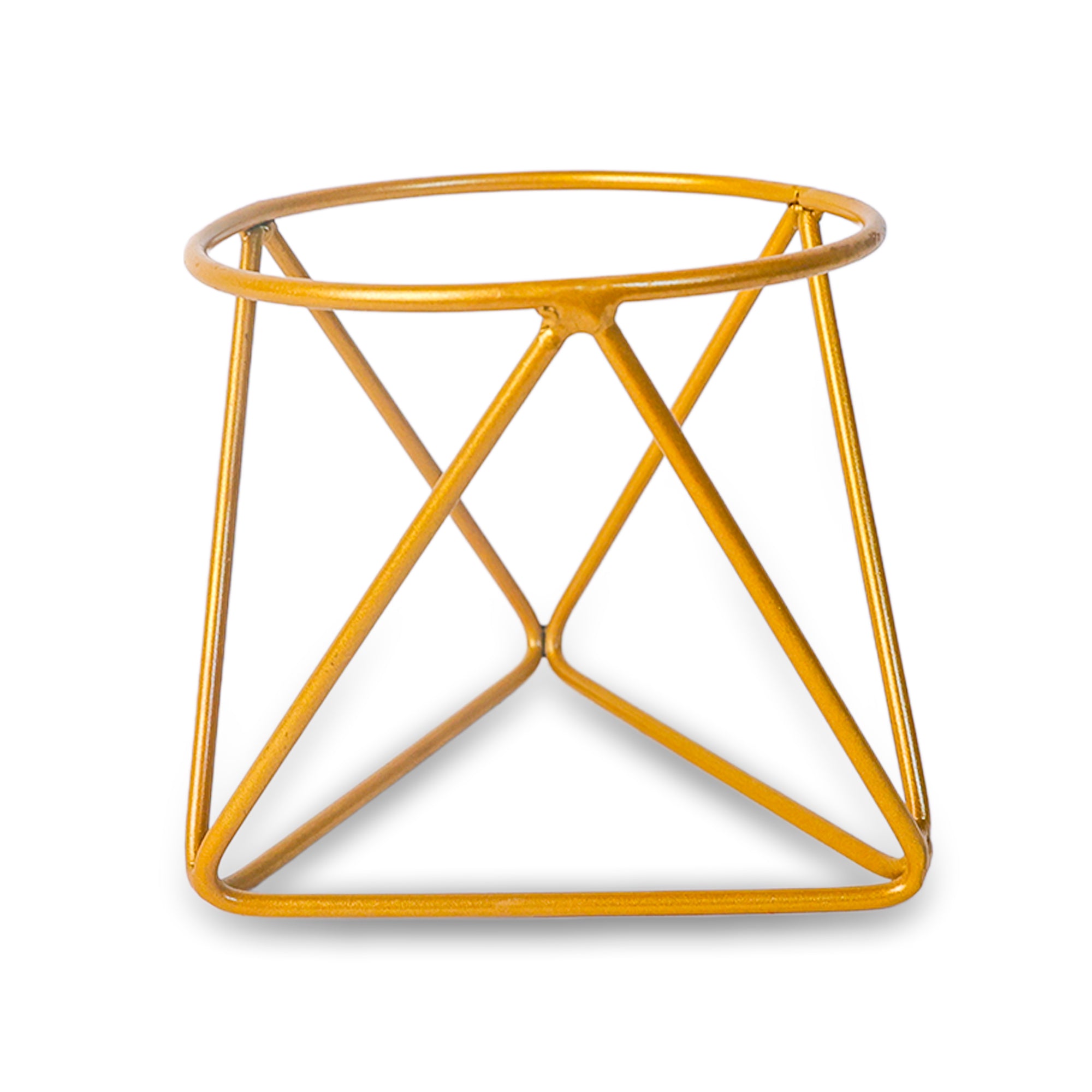 Indoor Metal decor Vase/Planter- Red Set of 2