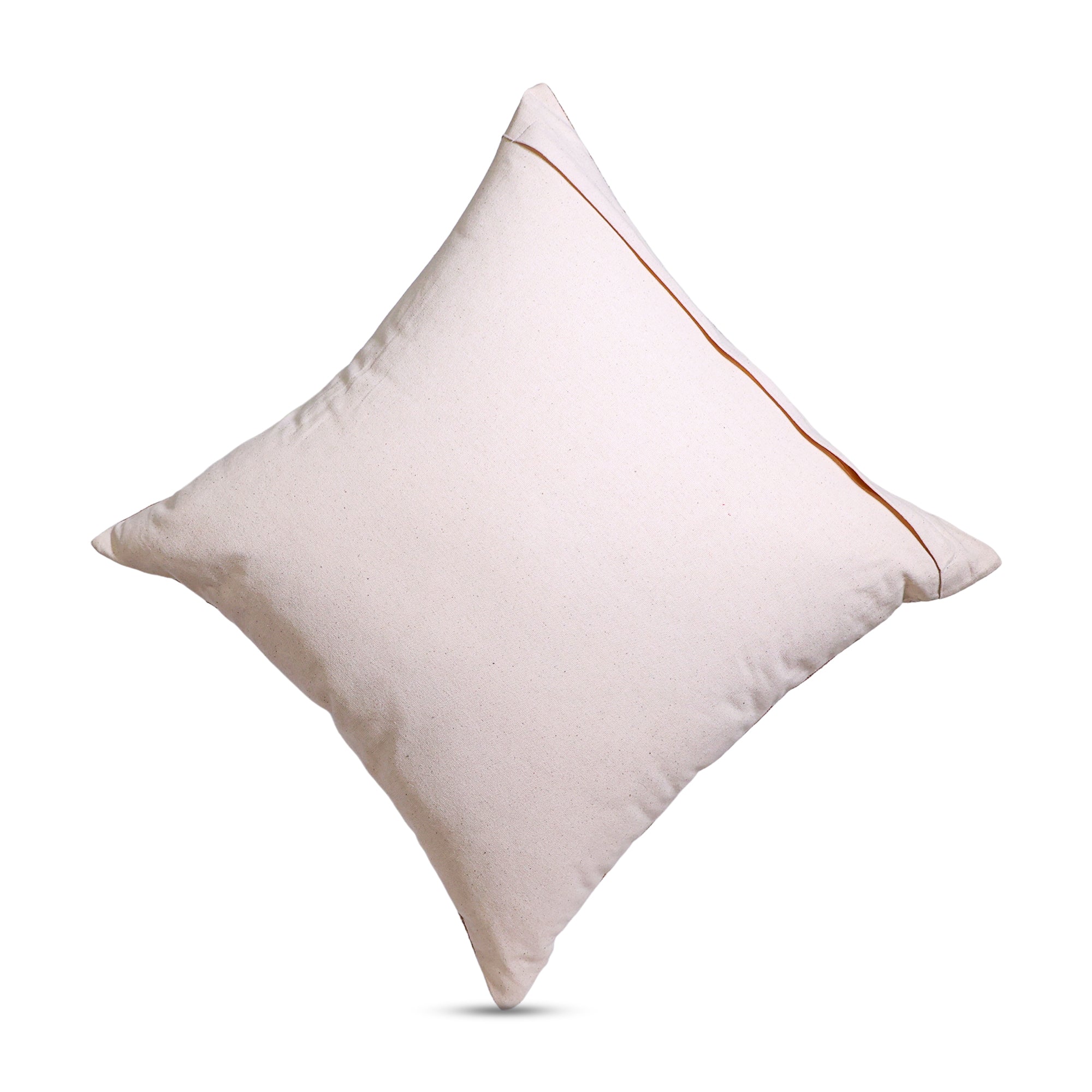 Beige Lurex Cushion Cover (20x20 inch) Pack of 2 I Beige