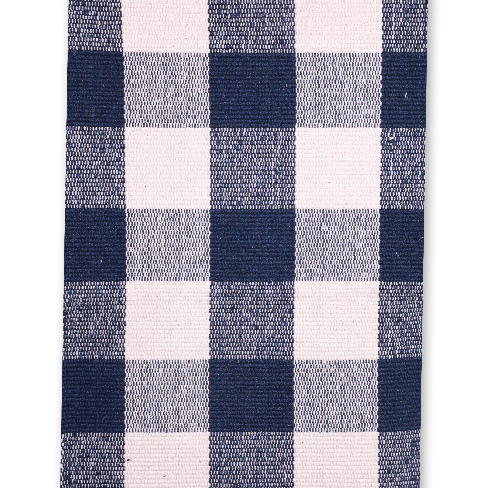 Buffalo Check - Navy Runner