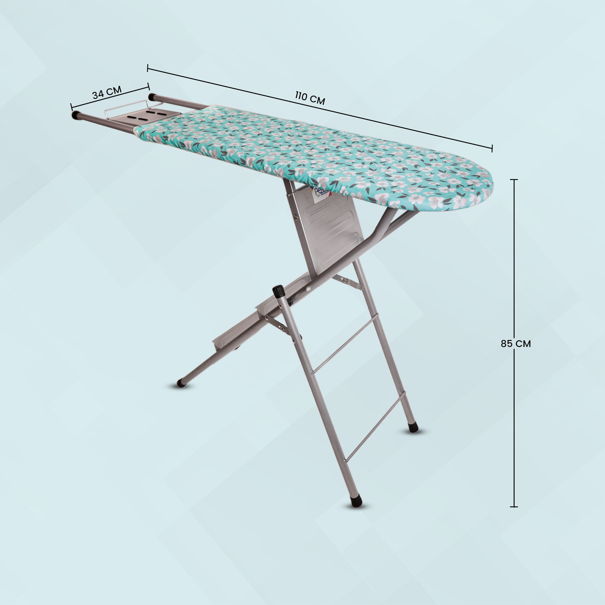 MultiComfort Ironing Board | 2 in 1 Ladder Ironing Board with Step Ladder I Green