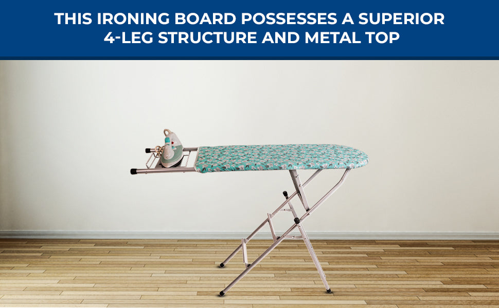 MultiComfort Ironing Board | 2 in 1 Ladder Ironing Board with Step Ladder I Green