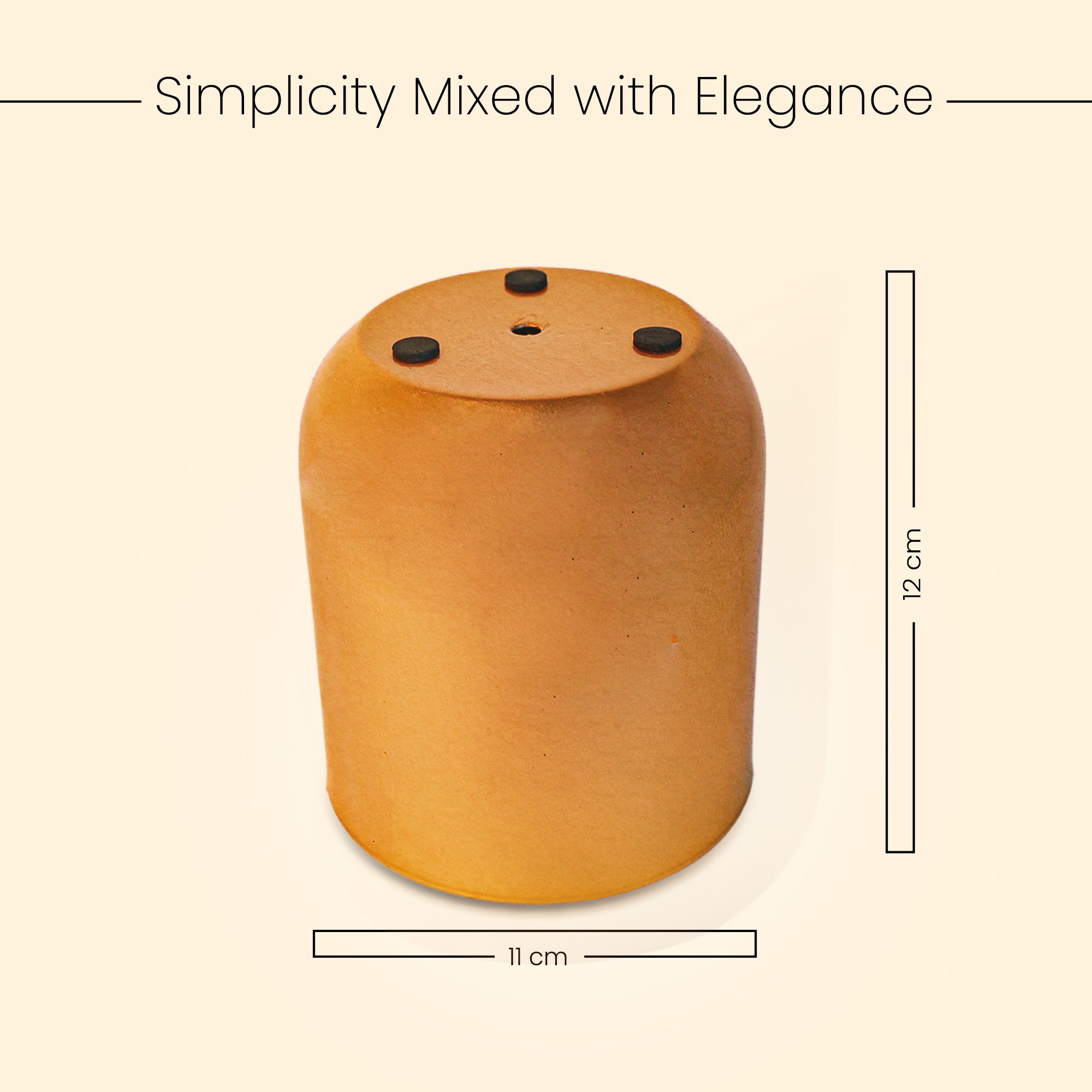 Indoor Metal decor Vase/Planter- Gold