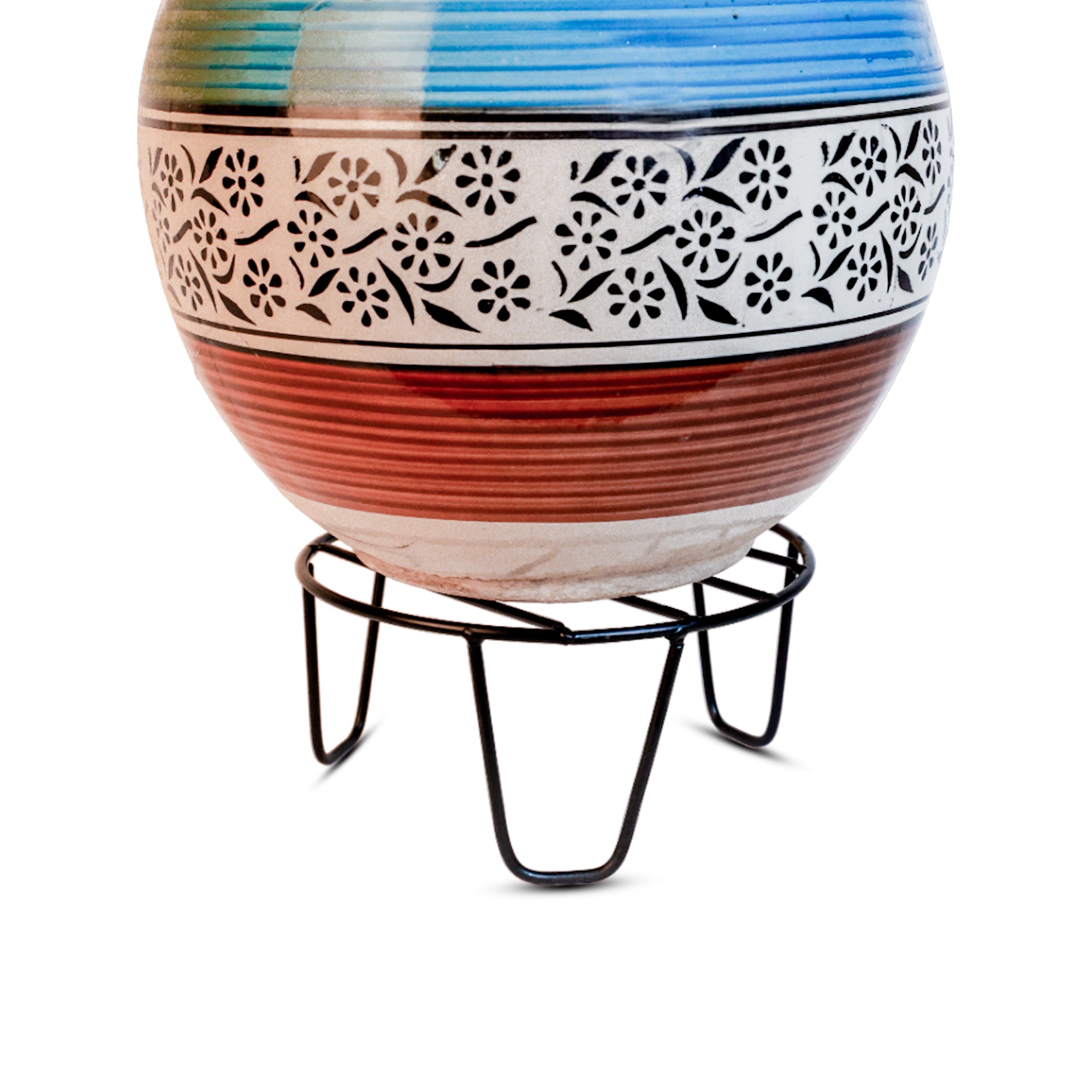 Indoor Metal decor Vase/Planter- Pot Stand