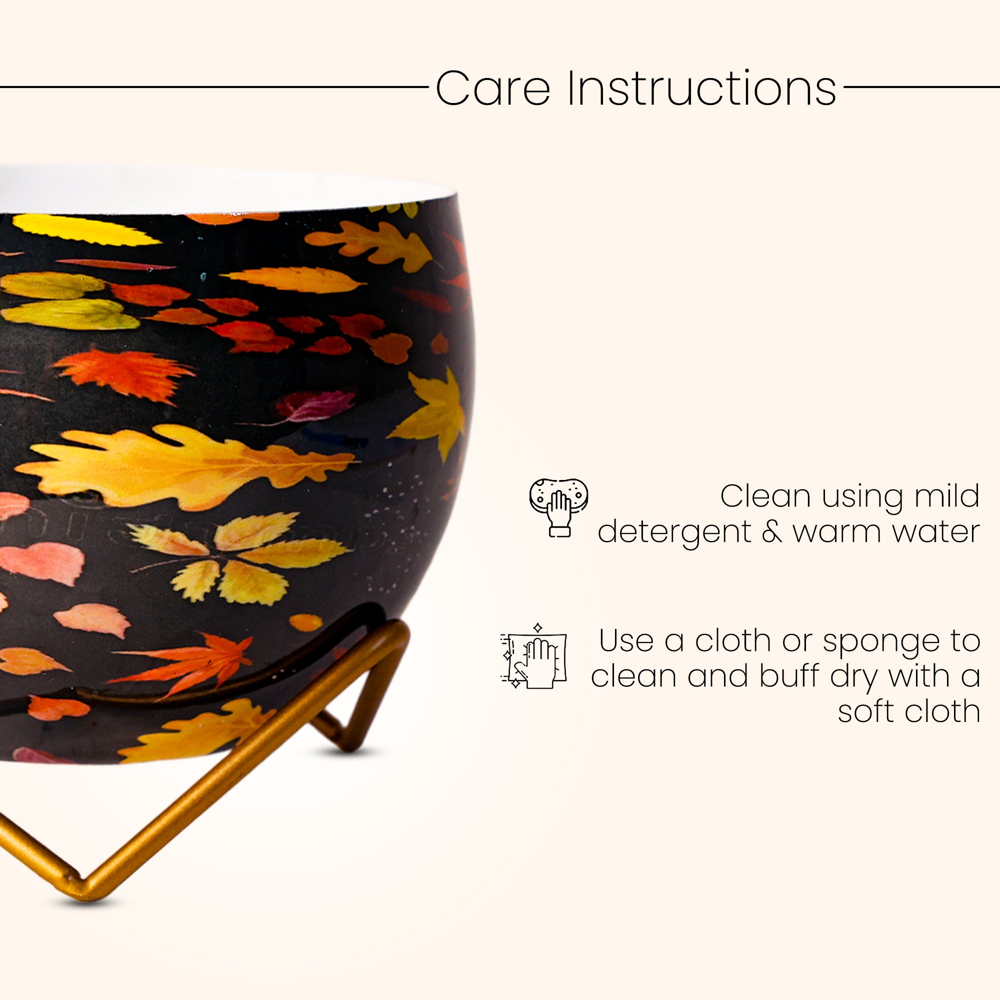 Indoor Metal decor Vase/Planter- Multicolor