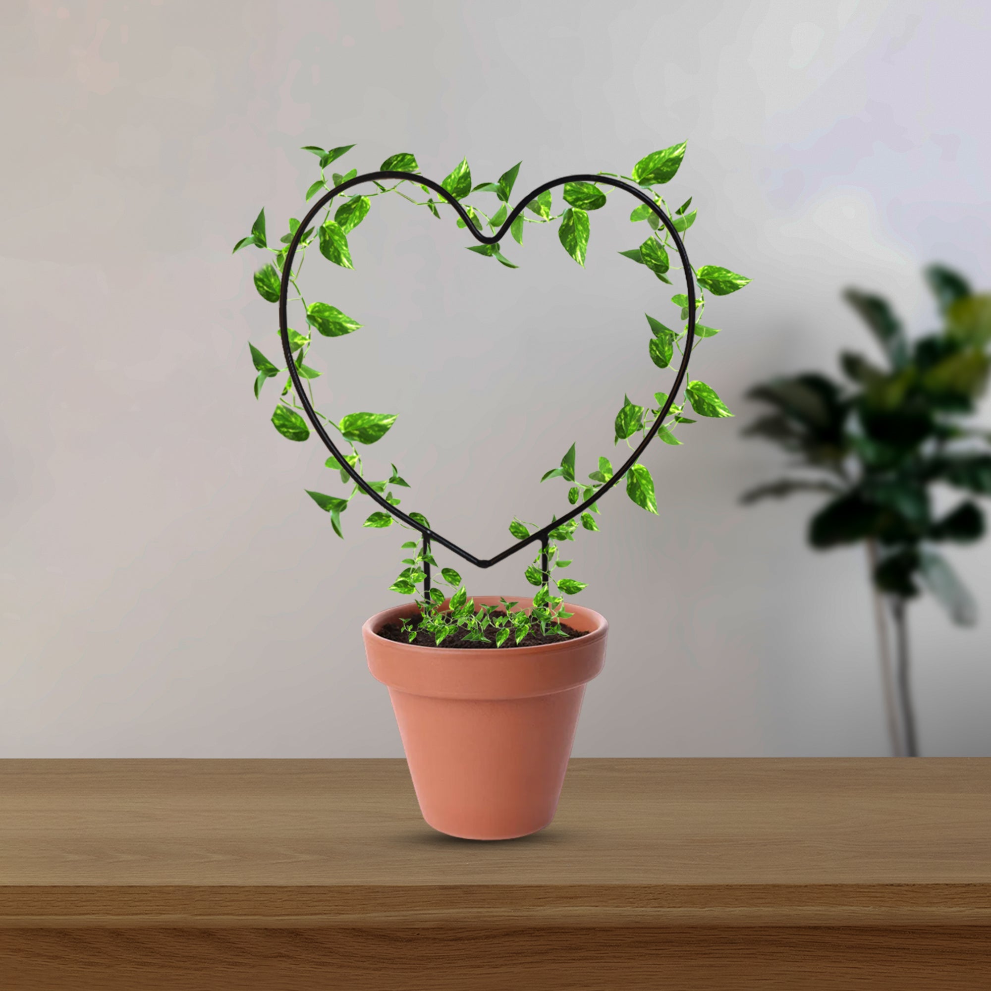 Indoor Metal decor Vase/Planter- Pot Brown