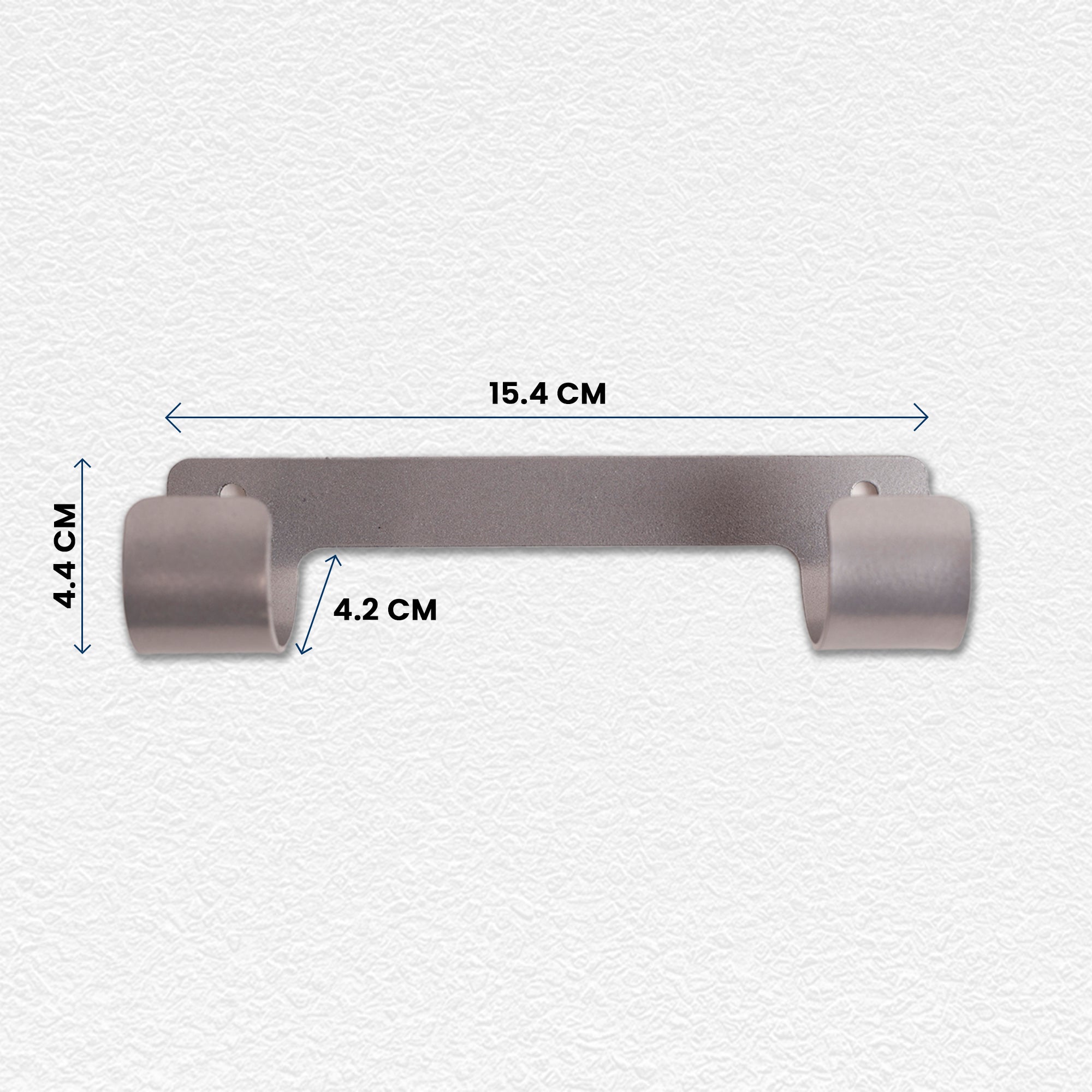 Ironing Board Hanger and Wall Mounted Iron Holder | Heat-Resistant With Detachable Hooks I Silver