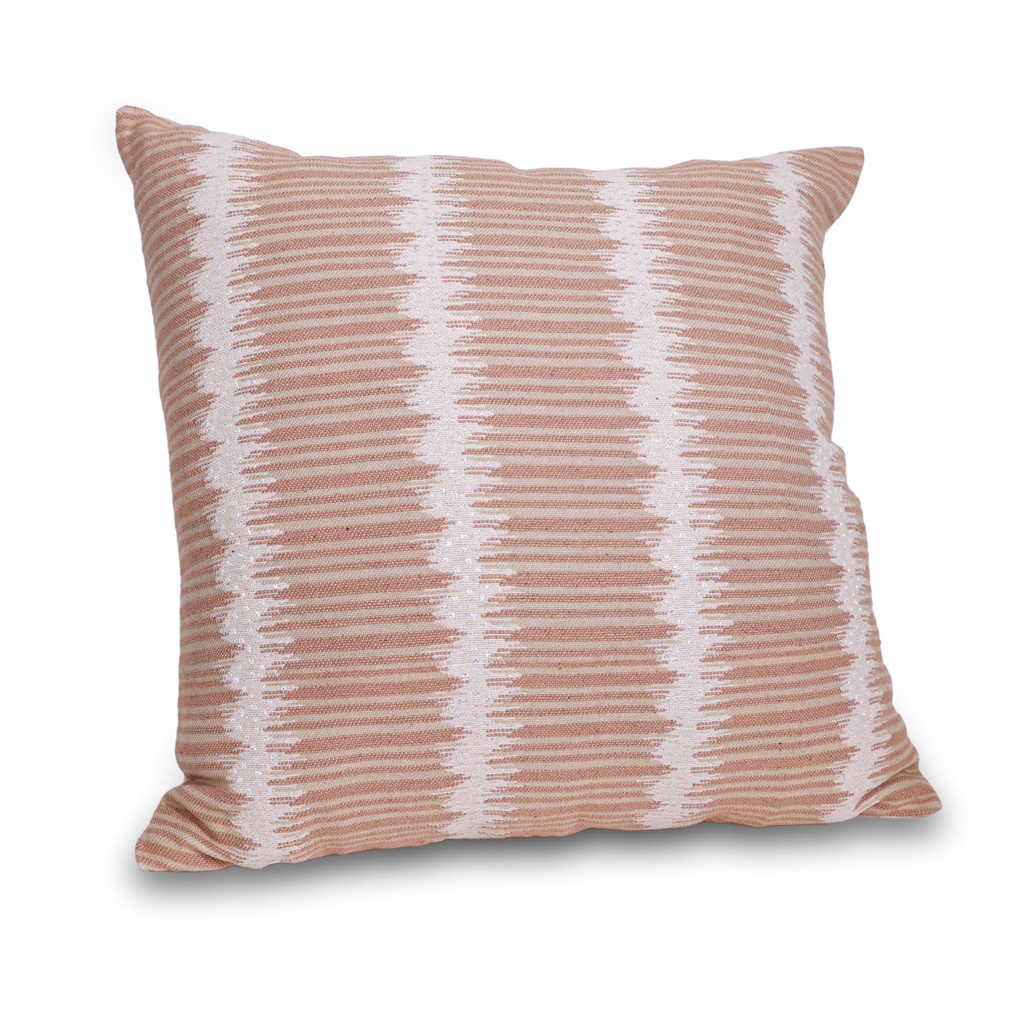 Beige Lurex Cushion Cover (20x20 inch) Pack of 2 I Beige