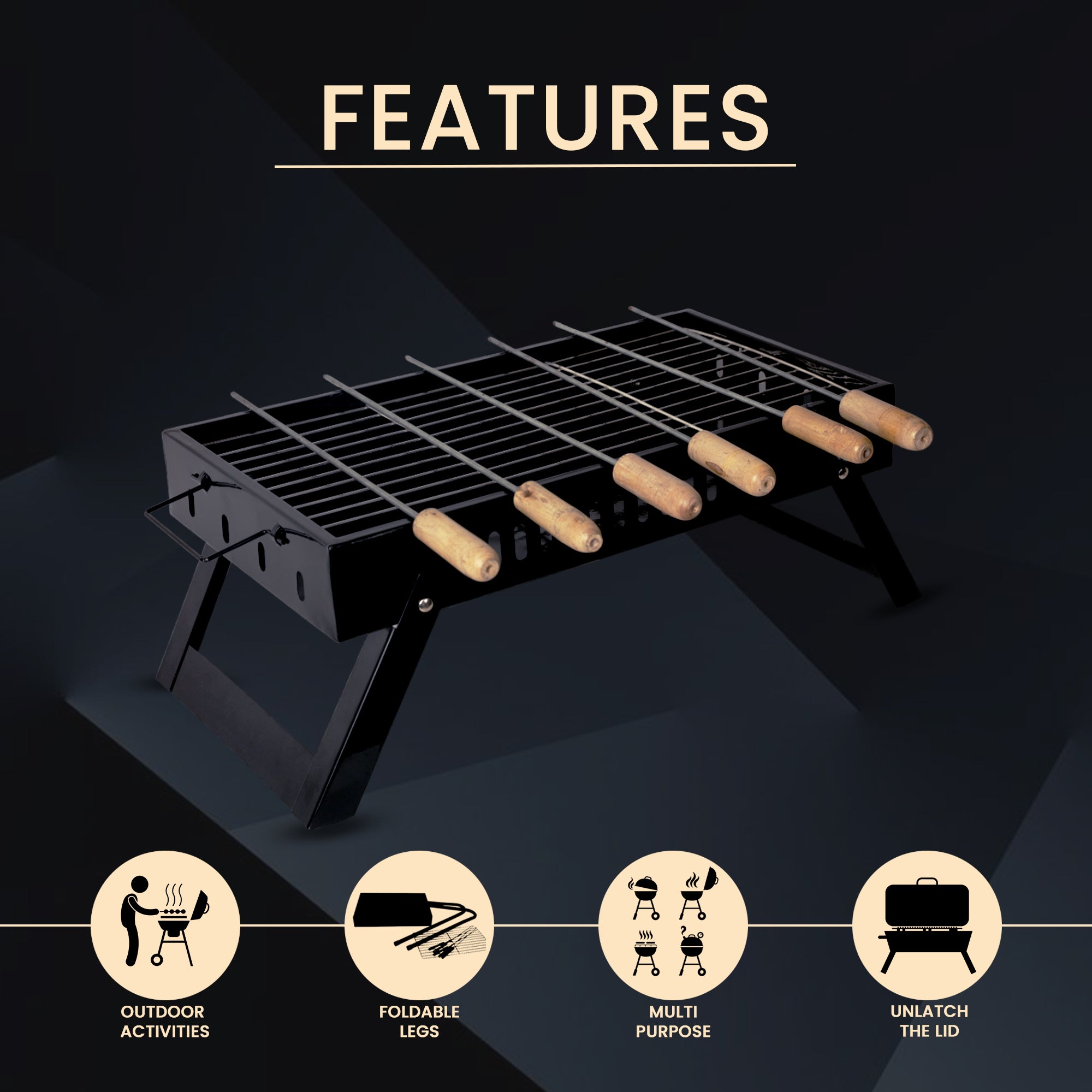 Barbeque grill set for home & Outdoor