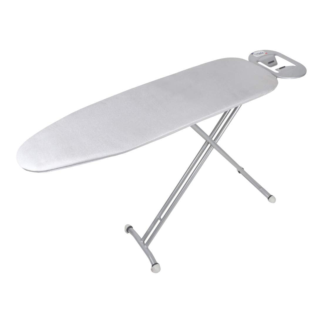 SilverLuxe Ironing Board | H-Legs Foldable Ironing Boards with Padded Fireproof Fabric I Grey)