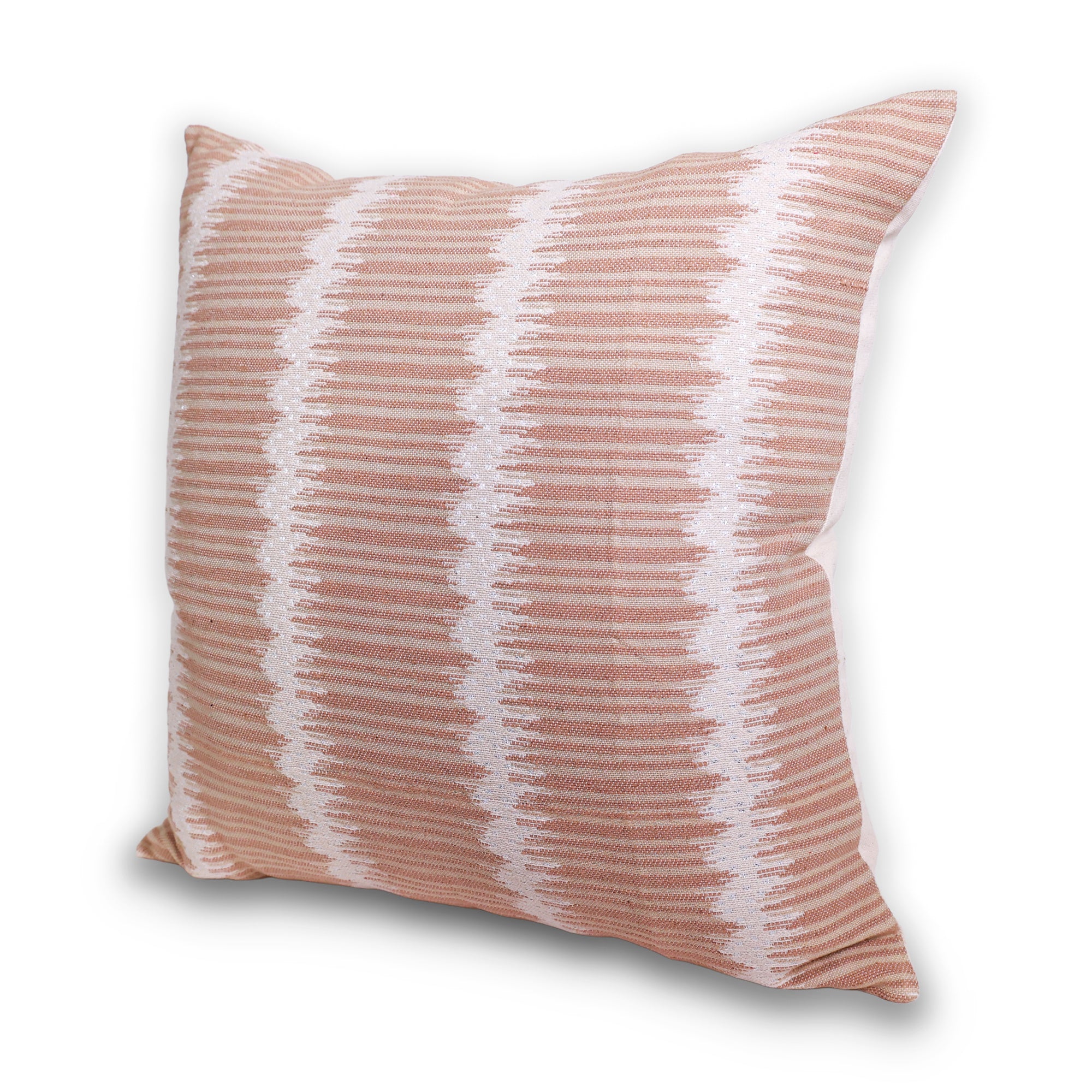 Beige Lurex Cushion Cover (50x50 cm) Pack of 2 I Beige
