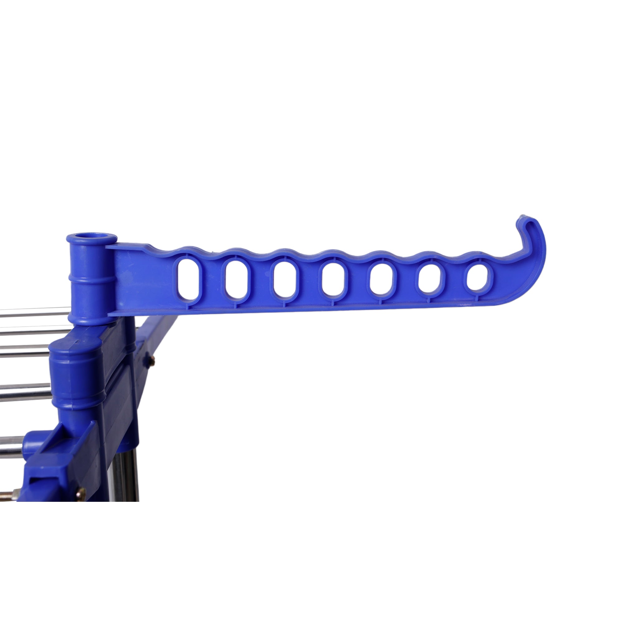 Stainless Steel Cloth Drying Stand I 2-Tier Stainless Steel I (Blue)