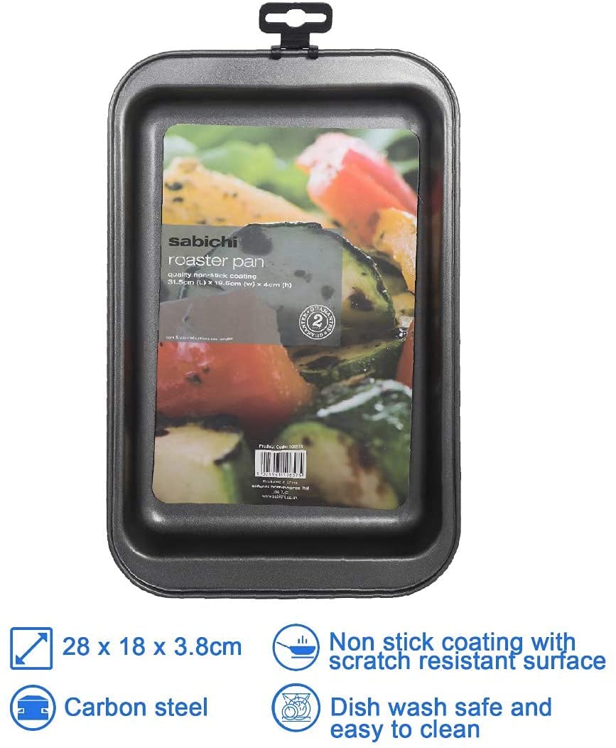 Bakeware Non-Stick Roasting Pan- Steel (0.48 KG)