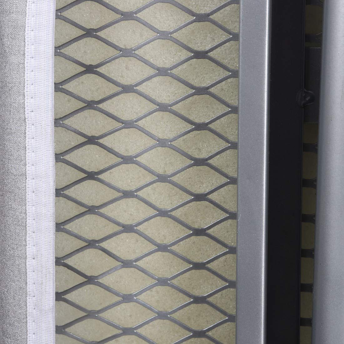 SilverLuxe Ironing Board | H-Legs Foldable Ironing Boards with Padded Fireproof Fabric I Grey)