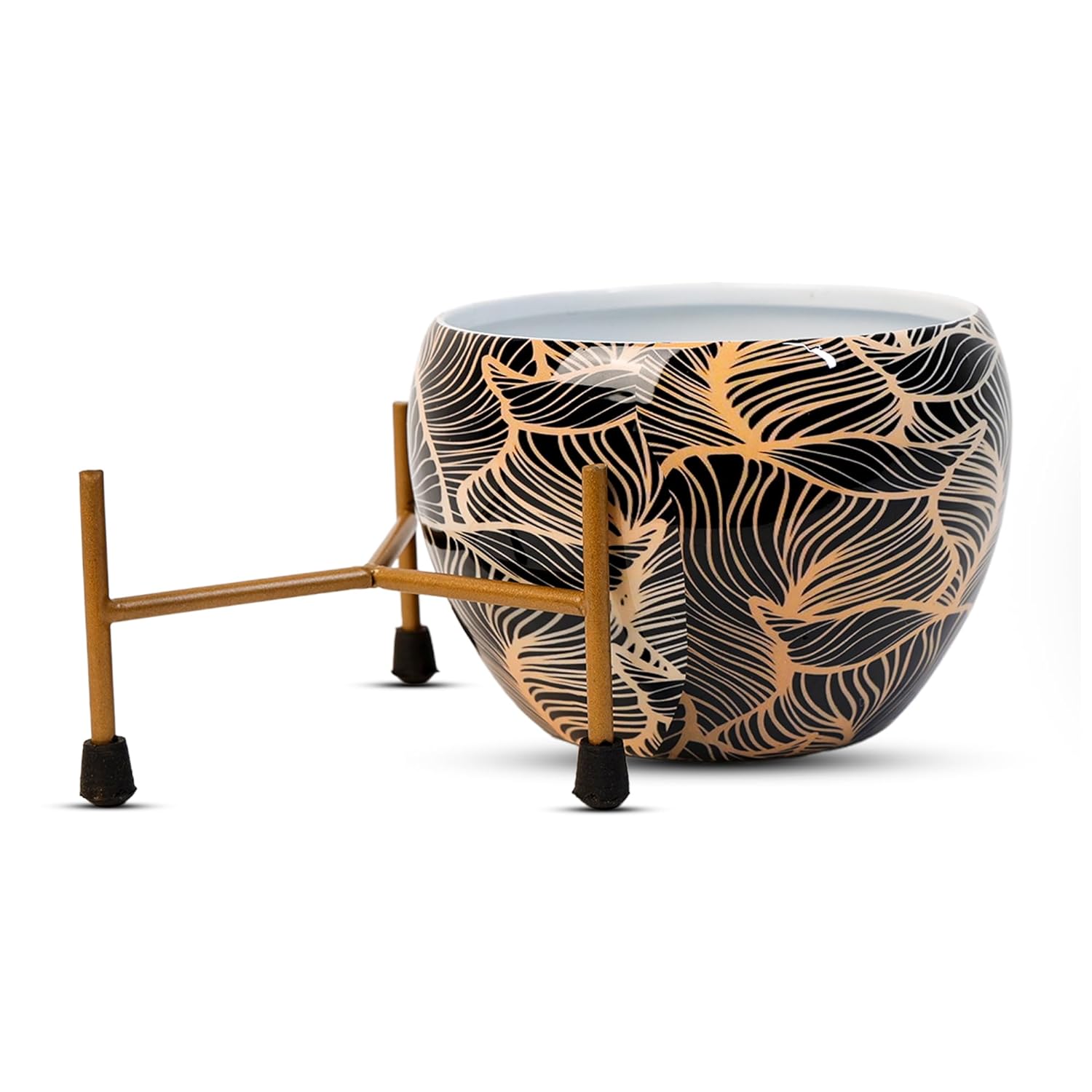 Indoor Metal decor Vase/Planter- Multicolor