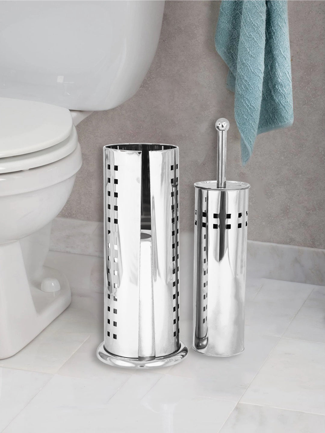 Sabichi Toilet Brush and Roll Holder - pengessentials