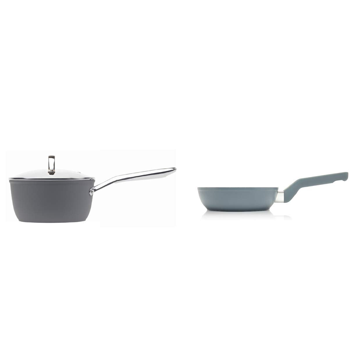 Perth Forged Aluminium 30cm Frying Pan & 18cm Saucepan - Set of 2