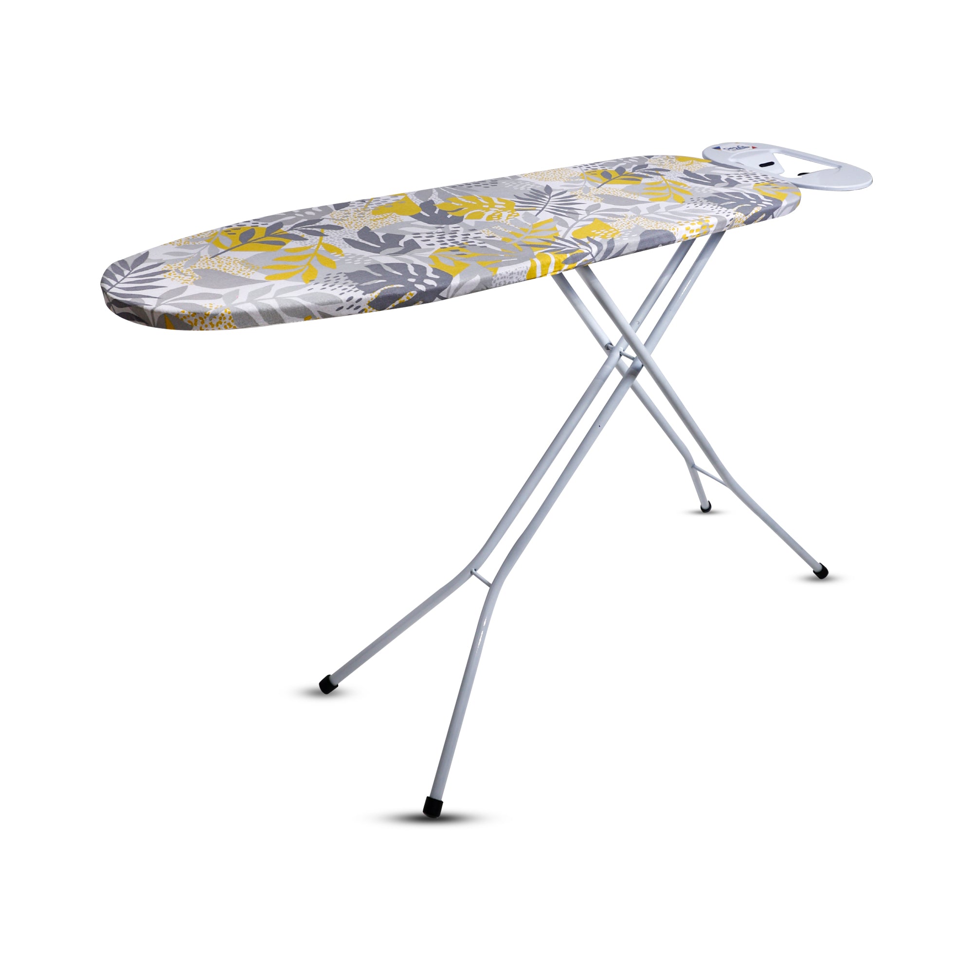 Seville Ironing Board | H-Leg Mild Steel Ironing Board with Silicone Iron Rest I Floral