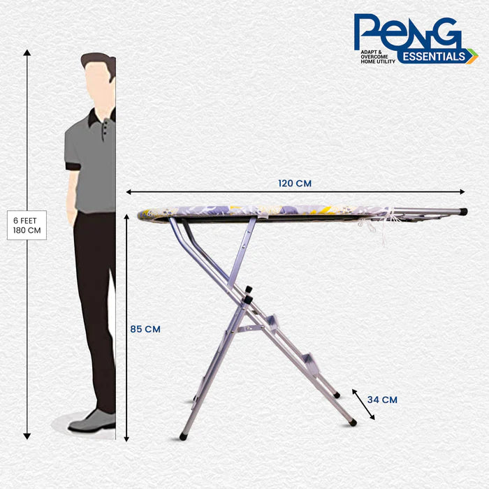 MultiComfort Ironing Board | 2 in 1 Ladder Ironing Board with Step Ladder I Green