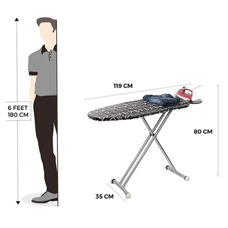 Ironing Board with Iron Holding Tray - pengessentials