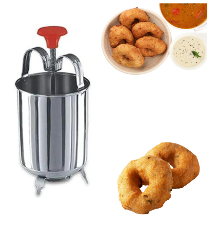 Stainless Steel Food Grade Medu Vada Maker with Stand