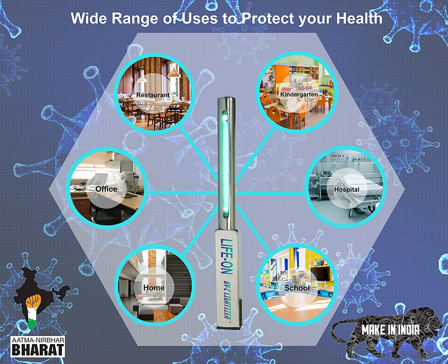 Chemical Free UV-C Light Based Sanitizer