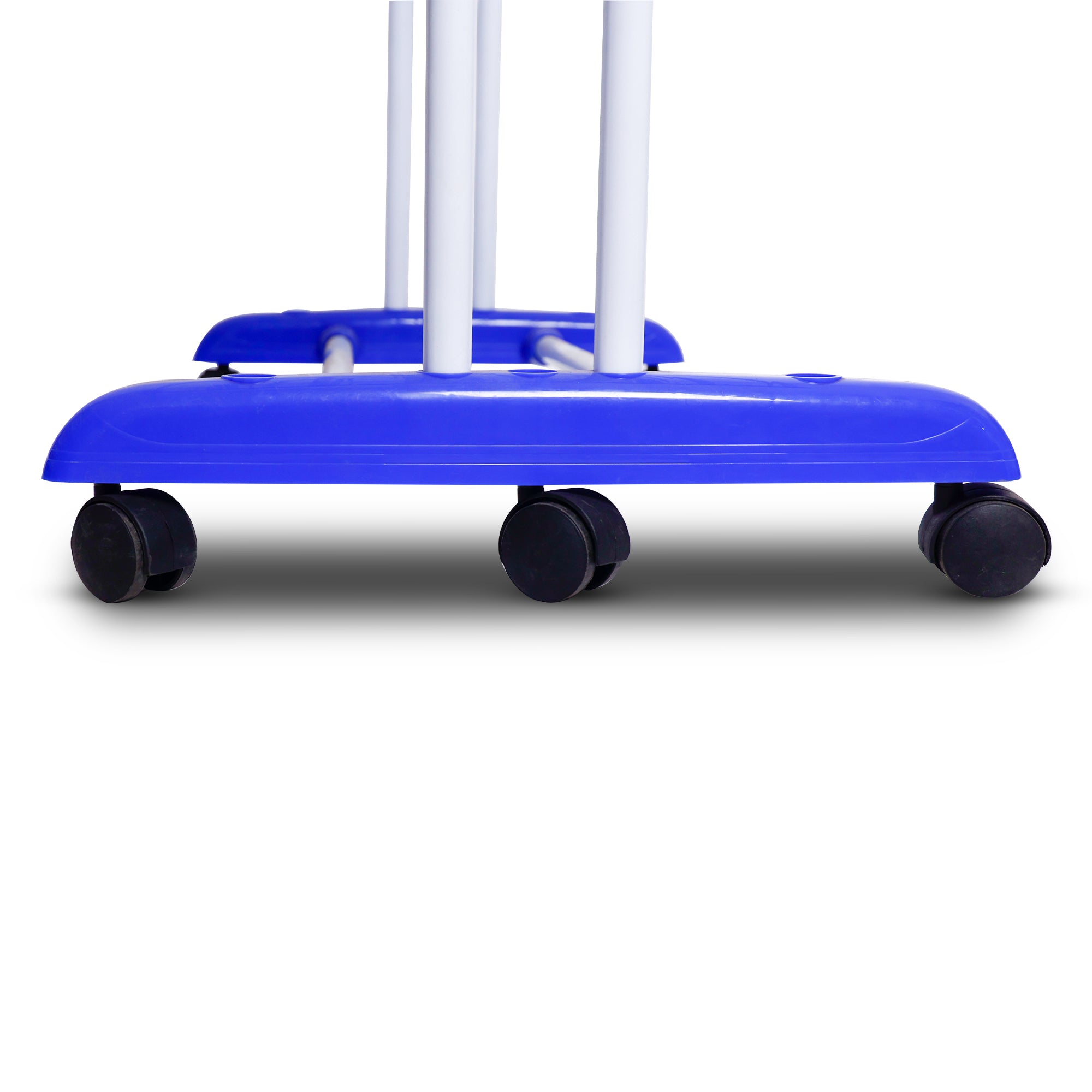 SuperLoad Cloth Drying Stand | 2+1 Tier Big Foldable Powder Coated Mild Steel I Blue