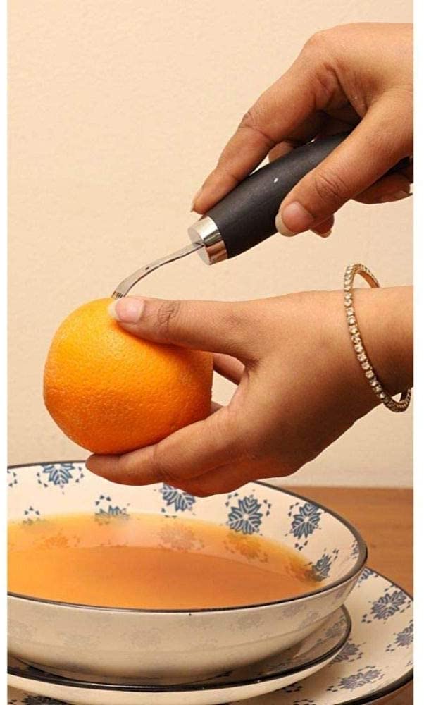 Sabichi Kitchen Essentials Combo Set of Stainless Steel Utility Knife, Acrylic Head Citrus & Mono Zester - pengessentials