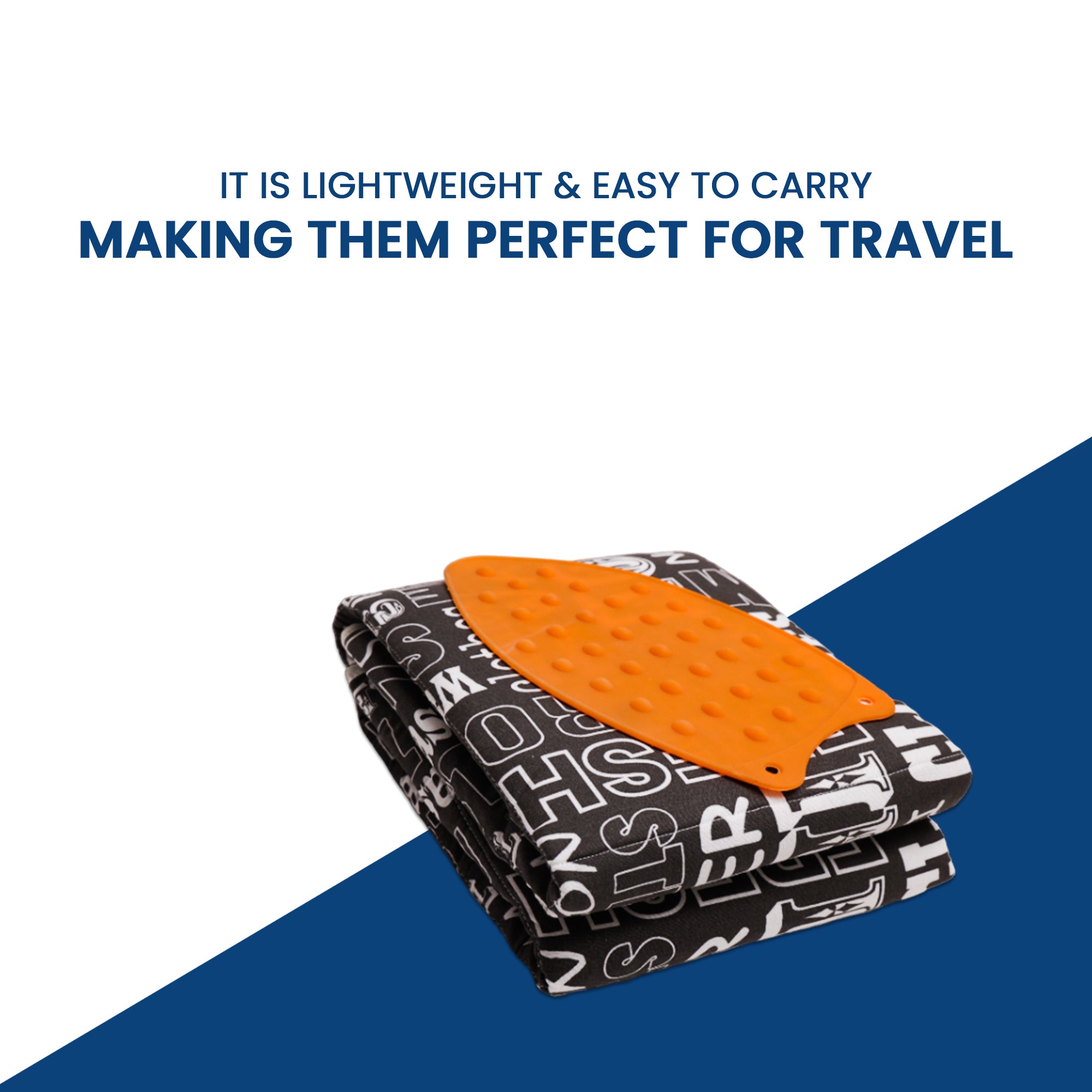 Iron Mat 119 X 69 | Silicone Iron Rest Protector | Steam Press On Table I Black