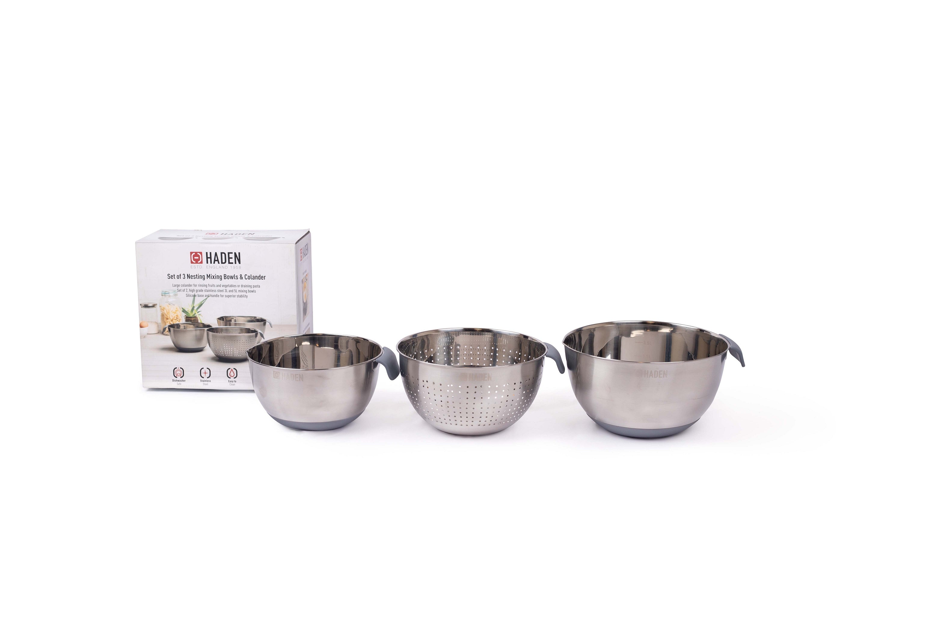 Mixing Bowl 3pc and Colander Set - pengessentials