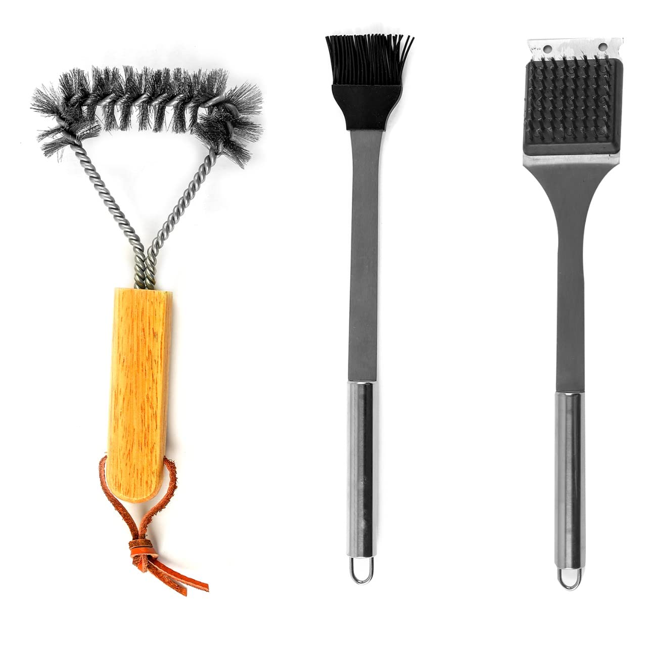 Barbeque Grill Cleaning Kit, Set of 3 | Barbeque Accessories