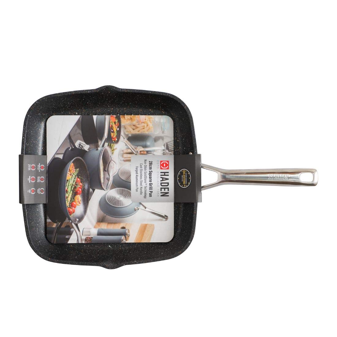 Haden Perth 28 Centimeter Square Grill Pan