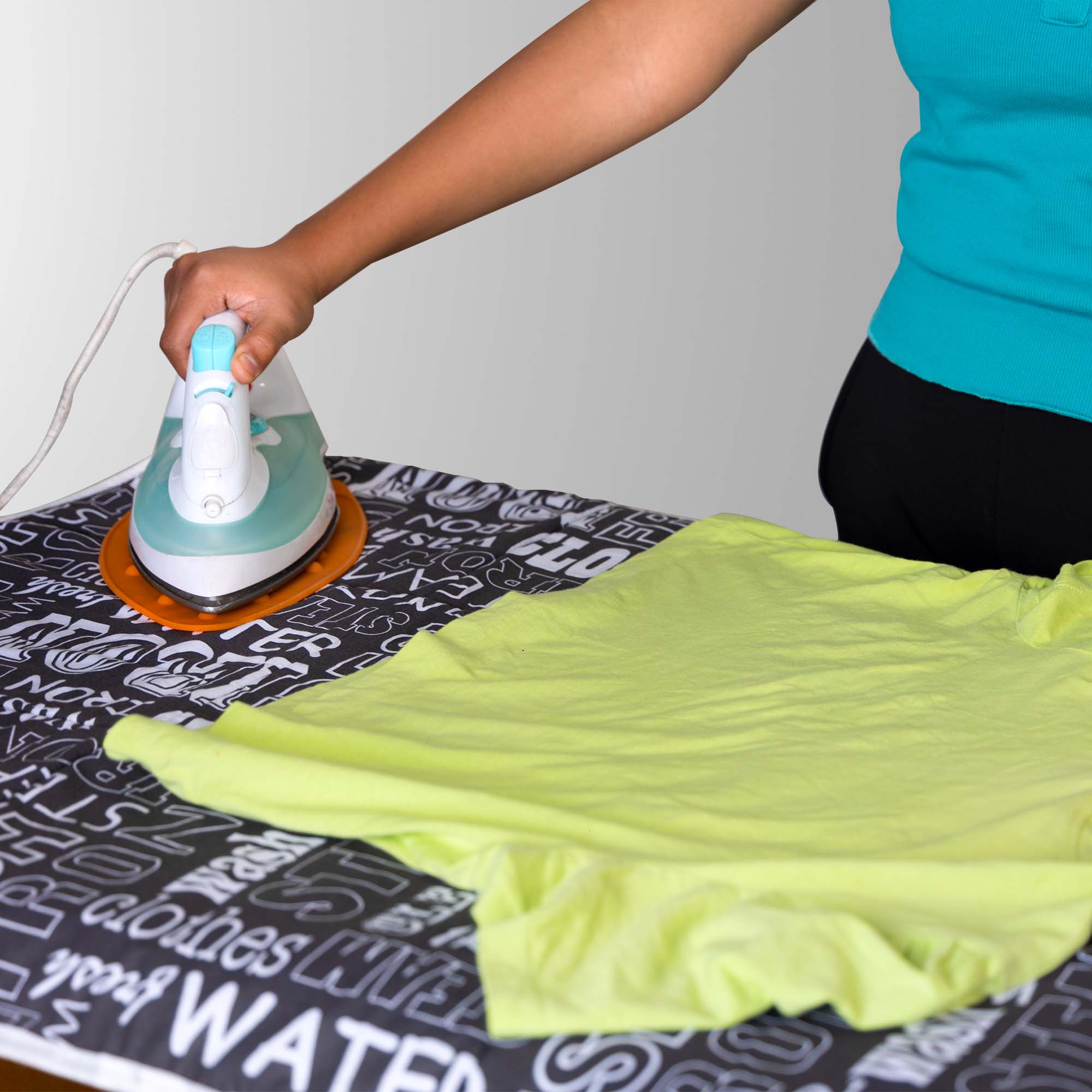 Iron Mat 119 X 69 | Silicone Iron Rest Protector | Steam Press On Table I Black
