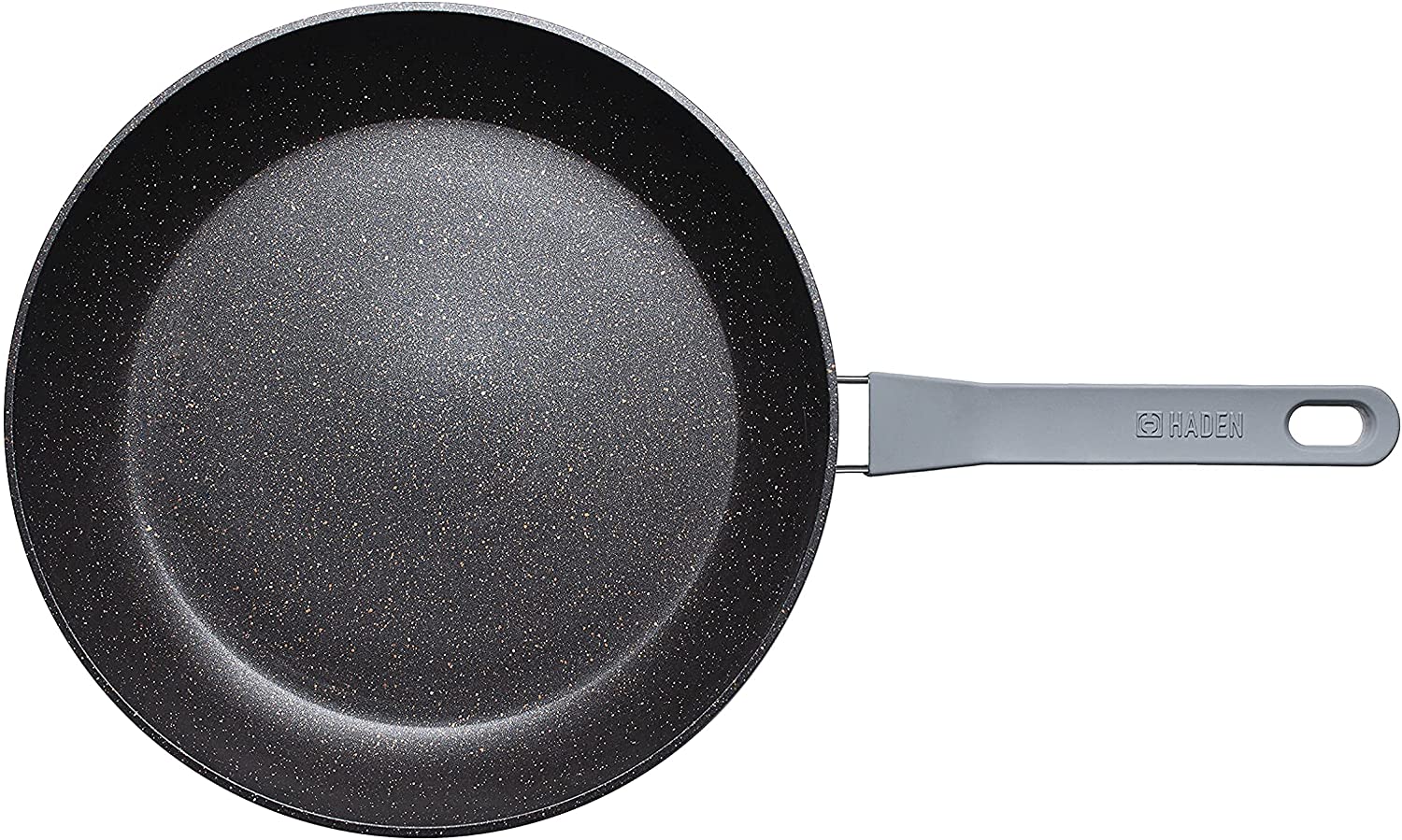 Haden Sabichi Frying Combo of 28 cm Perth Forged Aluminium Non Stick Grill Pan, 20 cm Non Stick Frying Pan with 25 cm Silicone Spatula - pengessentials