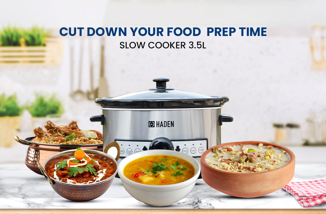 Digital Slow Cooker with Timer | 3.5 litres | 3 Settings, Warm, Low and High |