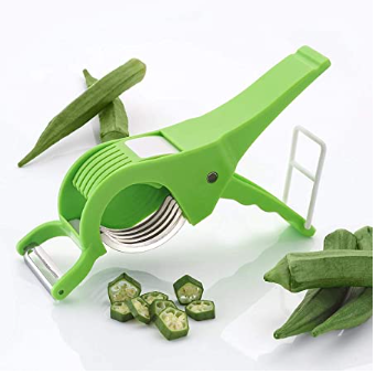 2 in 1 Stainless Steel Vegetable & Fruit Multi Cutter & Peeler