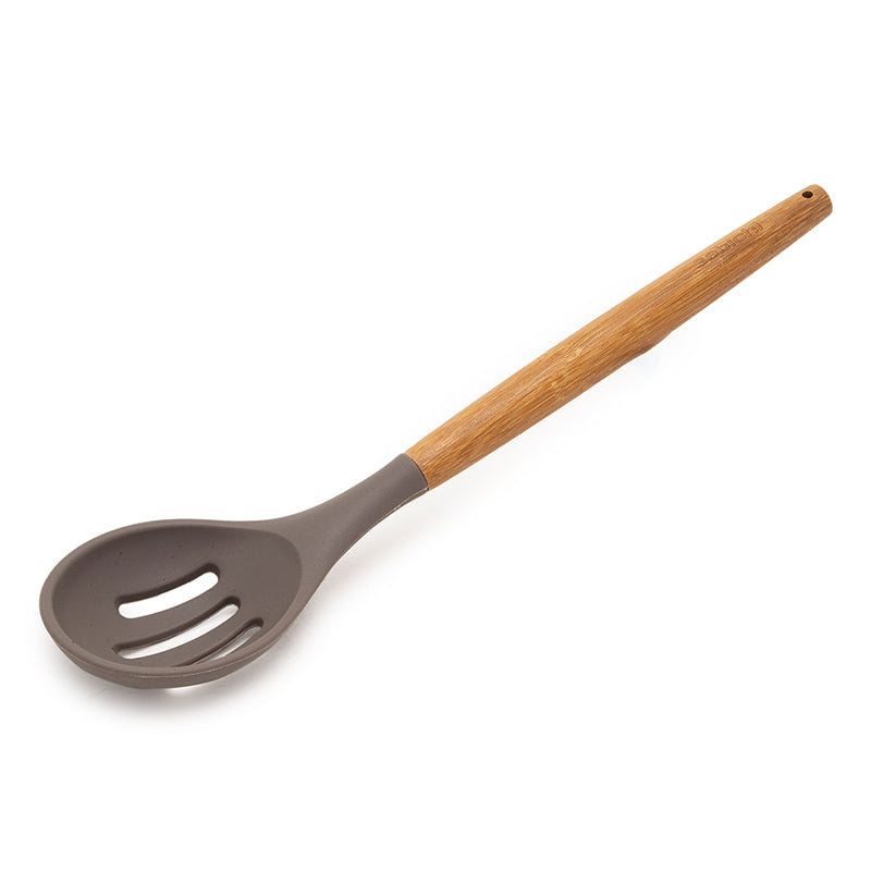 Slotted Spoon Silicone Grey