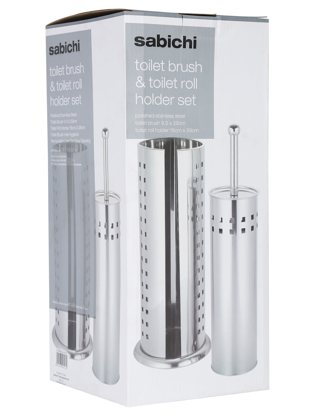 Sabichi Toilet Brush and Roll Holder - pengessentials