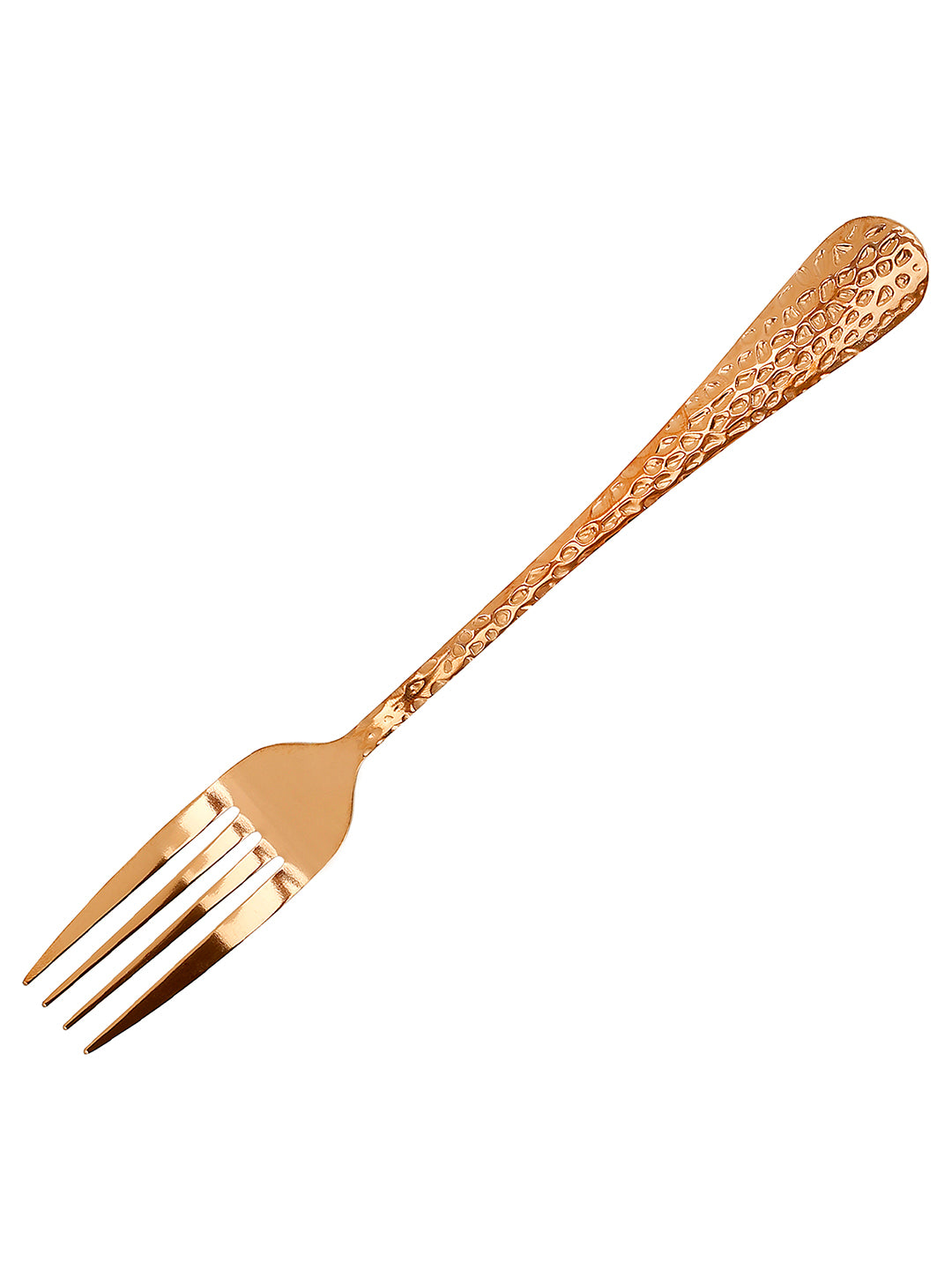 Copper Hammered 16pc Cutlery Set