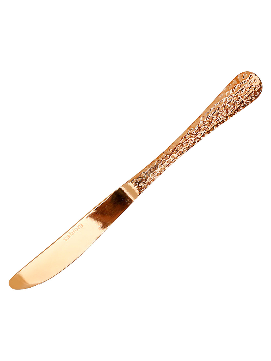 Copper Hammered 16pc Cutlery Set