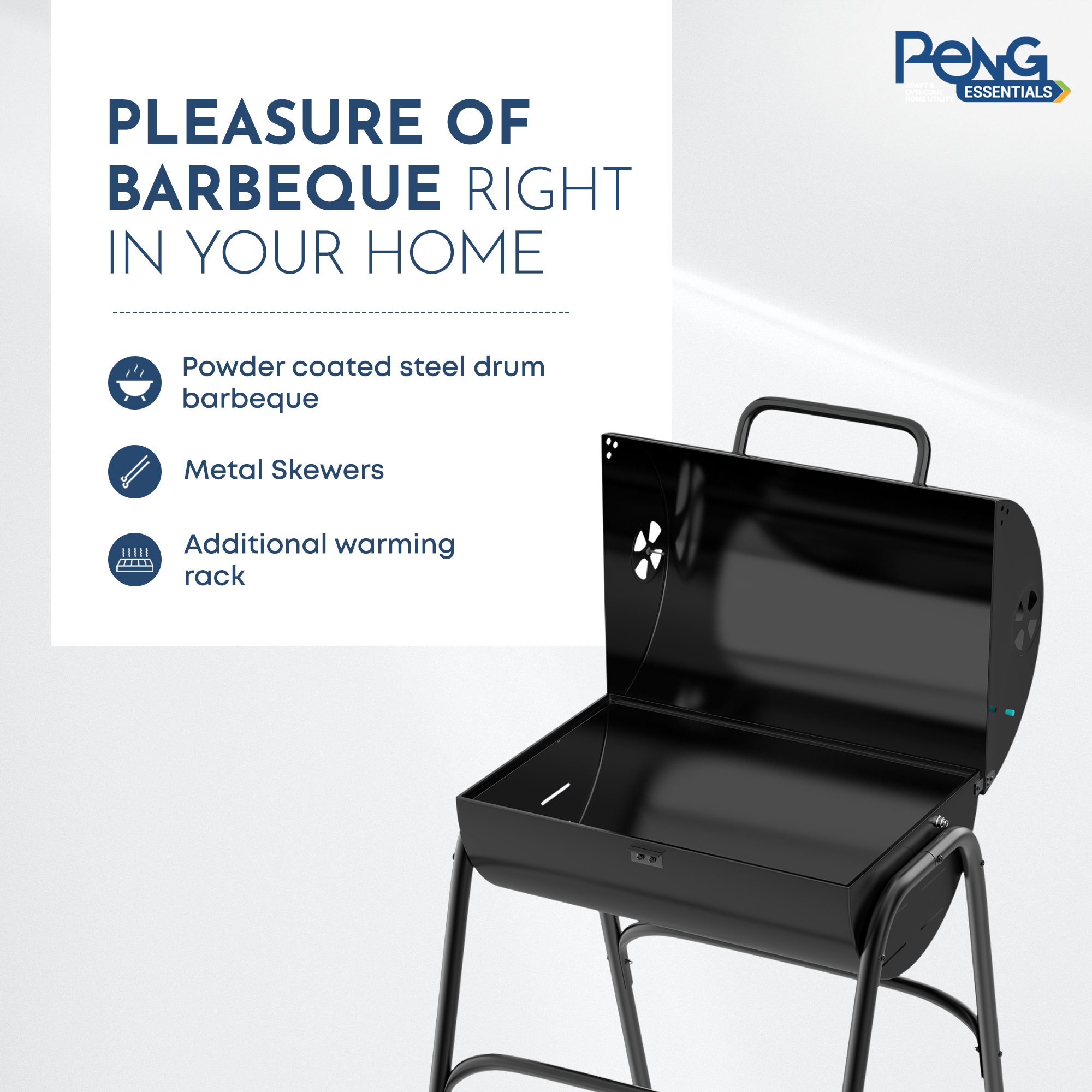 Charcoal Barbeque Grill set | Anti-Rust, Anti-Deformation & Scratch Resistant