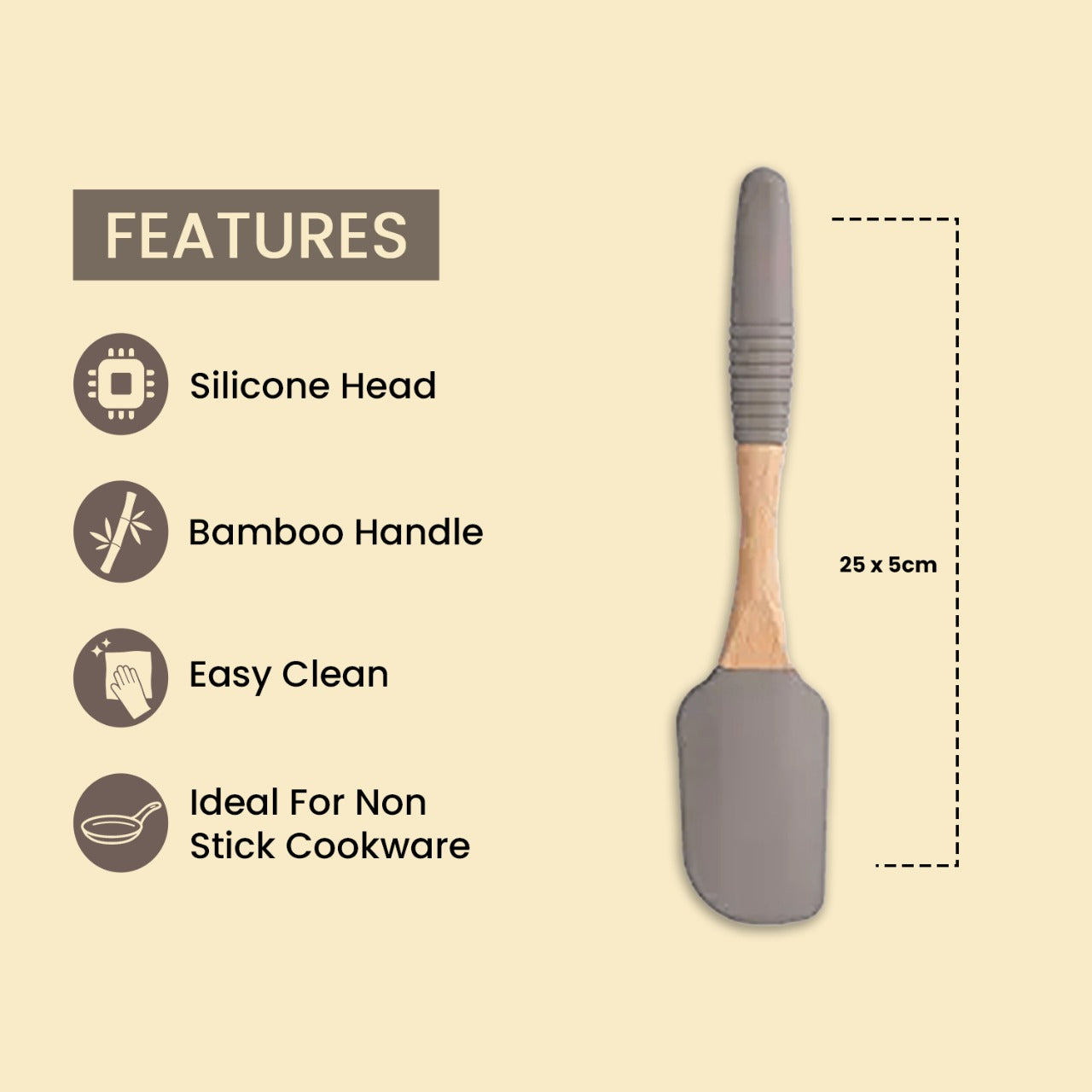 Silicone Small Spatula - pengessentials