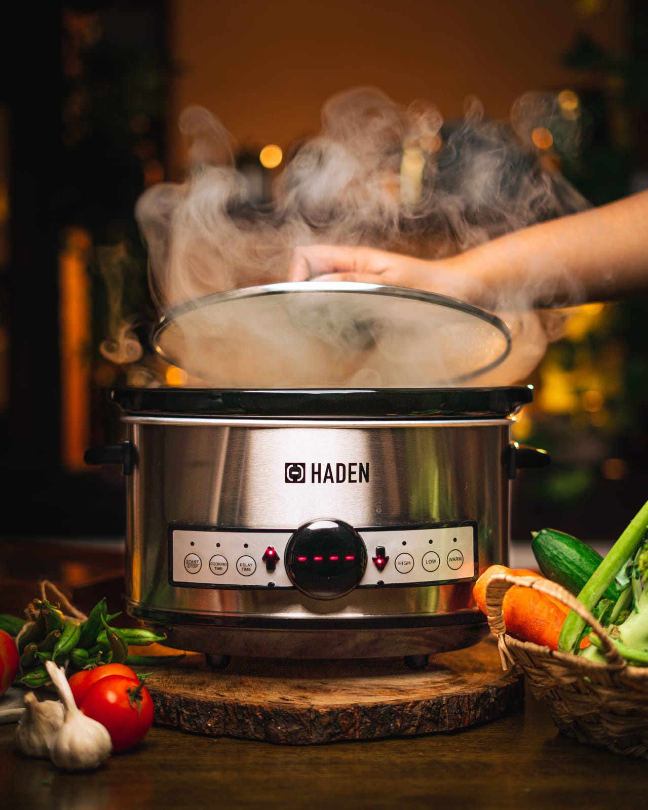 Digital Slow Cooker with Timer | 3.5 litres | 3 Settings, Warm, Low and High |