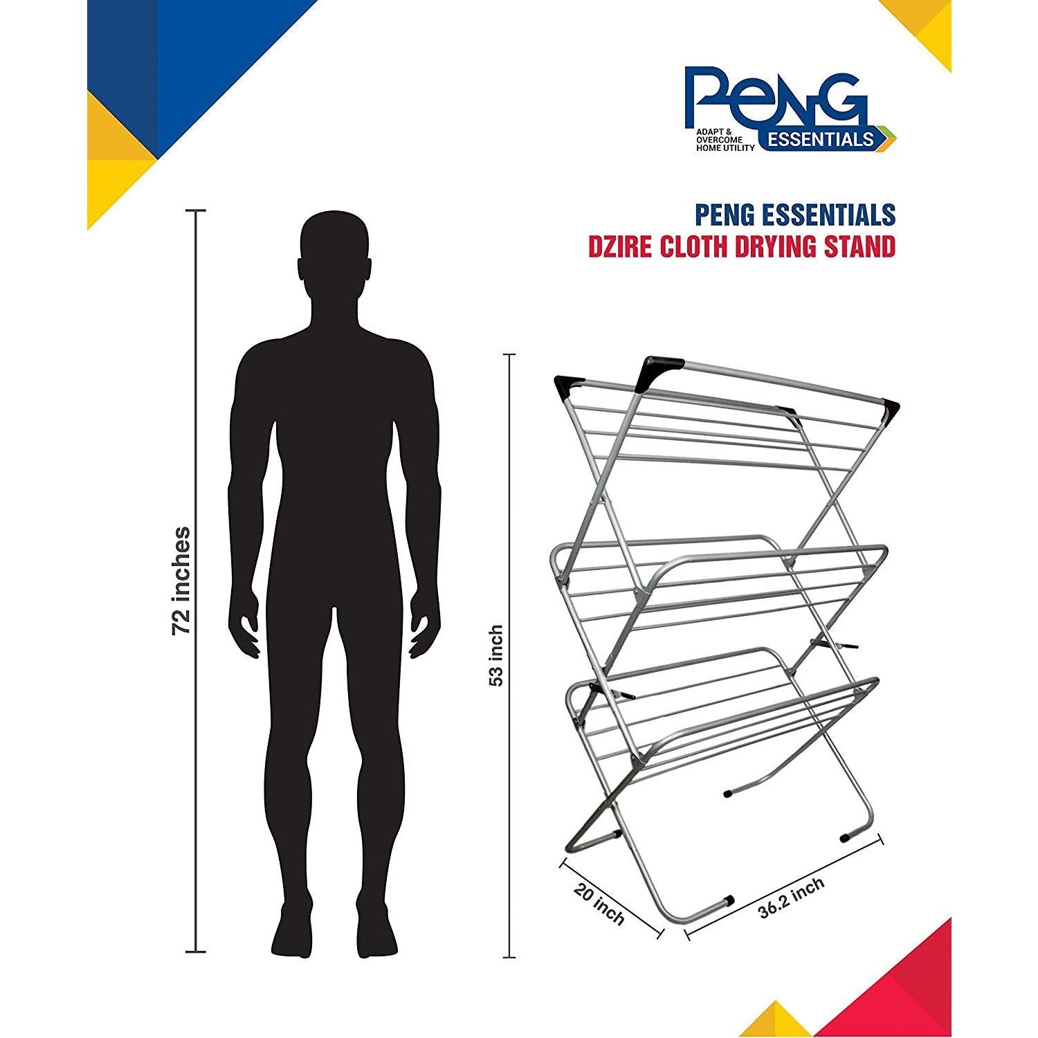 Dzire Cloth Drying Stand - pengessentials