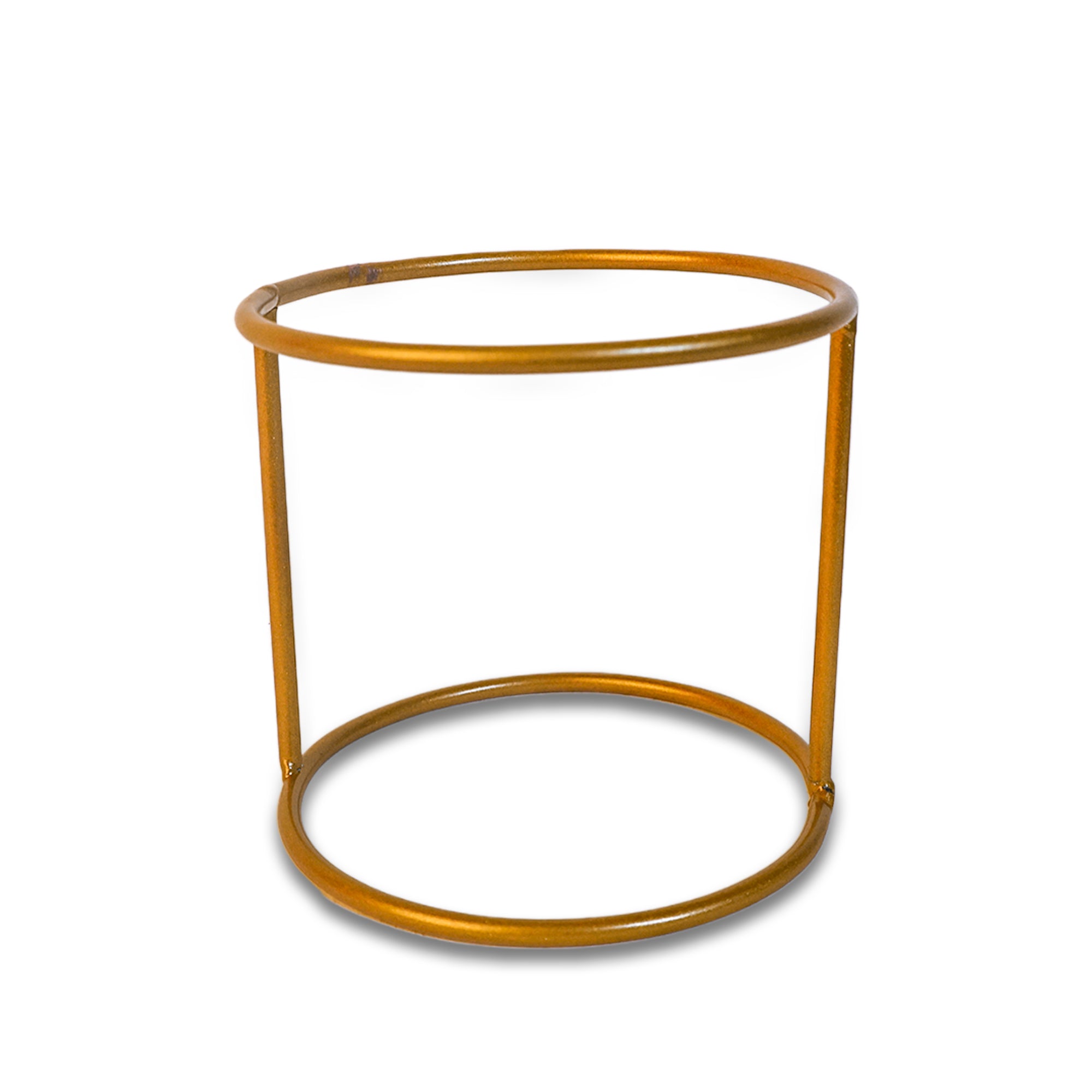 Indoor Metal decor Vase/Planter- Whiyte Set of 2