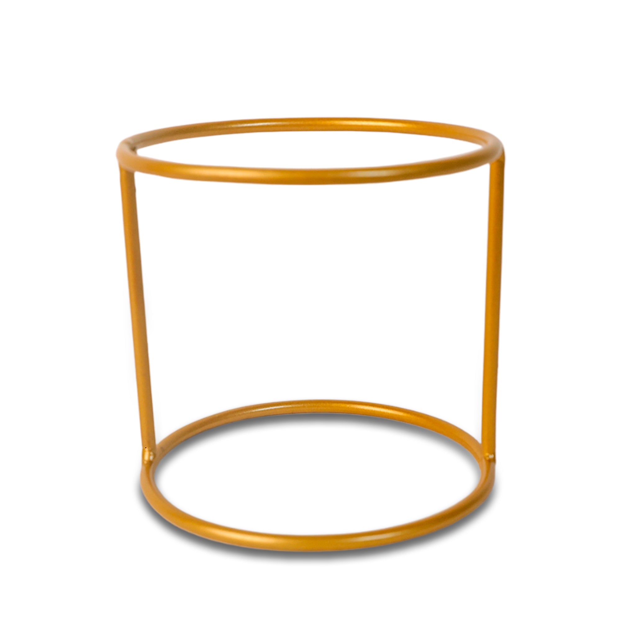 Indoor Metal decor Vase/Planter- Gold set of 2