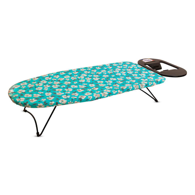 Peng Essentials Zurich Tabletop Ironing Board | Foldable Tabletop Ironing Board with Iron Rest, Green