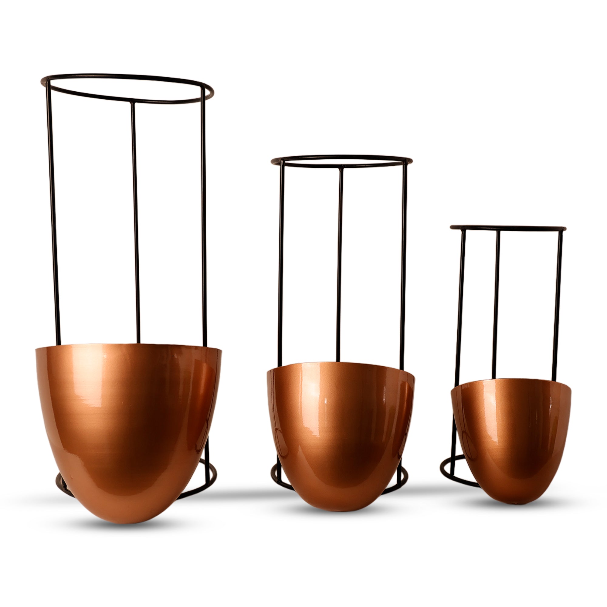 Indoor Metal decor Vase/Planter- Cooper